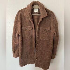 Bagatelle Collection Sherpa Jacket/Shacket; Size Large